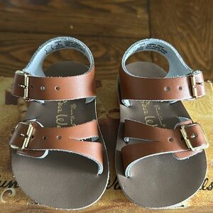 Baby Girl Sun-San brown sandals